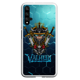 Чехол для Honor 20 с принтом Valheim Neon Samurai в Тюмени, Силикон | Область печати: задняя сторона чехла, без боковых панелей | fantasy | mmo | valheim | valve | валхейм | вальхейм | викинги | выживалка | игра | королевская битва | ммо | ролевая игра | фэнтази