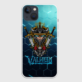 Чехол для iPhone 13 с принтом Valheim Neon Samurai в Тюмени,  |  | fantasy | mmo | valheim | valve | валхейм | вальхейм | викинги | выживалка | игра | королевская битва | ммо | ролевая игра | фэнтази