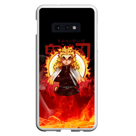 Чехол для Samsung S10E с принтом Огненный Столп Kimetsu no Yaiba в Тюмени, Силикон | Область печати: задняя сторона чехла, без боковых панелей | demon slayer | kamado | kimetsu no yaiba | nezuko | tanjiro | аниме | гию томиока | зеницу агацума | иноске хашибира | камадо | клинок | корзинная девочка | манга | музан кибуцуджи | незуко | рассекающий демонов | танджиро