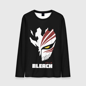 Мужской лонгслив 3D с принтом BLEACH MASK в Тюмени, 100% полиэстер | длинные рукава, круглый вырез горловины, полуприлегающий силуэт | Тематика изображения на принте: anime | bleach | hollow | ichigo | kurosaki | manga | mask | matsumoto | rangiku | samurai | shihoin | yoruichi | аниме | блич | ичиго | йоруичи | куросаки | манга | маска | мацумото | онимэ | рангику | самурай | шихоин