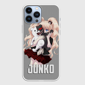 Чехол для iPhone 13 Pro Max с принтом MONOKUMA  JUNKO в Тюмени,  |  | anime | danganronpa | enoshima | junko | monokuma | аниме | джунко | игра | манга | медведь | монокума | робот медведь | эношима