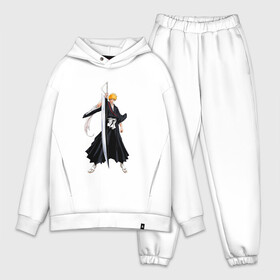 Мужской костюм хлопок OVERSIZE с принтом Блич, Ичиго Куросаки в Тюмени,  |  | bleach | hollow | ichigo | аниме | блич | ичиго куросаки | манга | маска | пустой