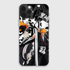 Чехол для iPhone 12 Pro с принтом Bleach в Тюмени, силикон | область печати: задняя сторона чехла, без боковых панелей | Тематика изображения на принте: bleach | hollow | ichigo | аниме | блич | ичиго куросаки | манга | маска | пустой