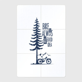 Магнитный плакат 2Х3 с принтом Gooood Idea в Тюмени, Полимерный материал с магнитным слоем | 6 деталей размером 9*9 см | mtb | байк | велосипед | горы | дерево | лес | мтб | спорт