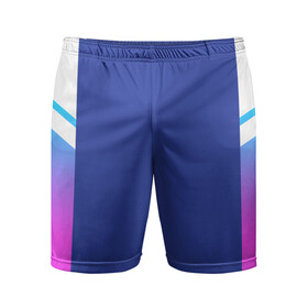 Мужские шорты спортивные с принтом NEON GRADIENT FITNESS UNIFORM в Тюмени,  |  | abstraction | geometry | hexagon | neon | paints | stripes | texture | triangle | абстракция | брызги | геометрия | краски | неон | соты | текстура