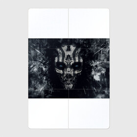 Магнитный плакат 2Х3 с принтом OLD SHAMAN в Тюмени, Полимерный материал с магнитным слоем | 6 деталей размером 9*9 см | Тематика изображения на принте: hardcore | shaman | skull | готика | неформальное | череп | шаман