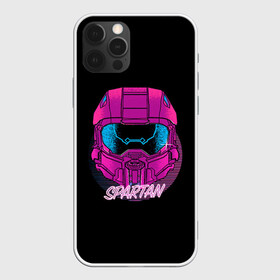 Чехол для iPhone 12 Pro Max с принтом Halo Neon в Тюмени, Силикон |  | game | games | halo | heilo | master chif | spartan | игра | игры | ковенант | ковенанты | мастер чиф | спартанец | хало | хейло | хэйло