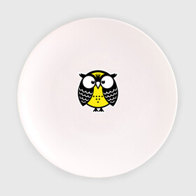 Тарелка 3D с принтом Просто сова в Тюмени, фарфор | диаметр - 210 мм
диаметр для нанесения принта - 120 мм | owl | owls | сова | совушка | совы | филин | фраза | юмор