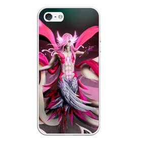 Чехол для iPhone 5/5S матовый с принтом Bleach Aurora Archangel Art в Тюмени, Силикон | Область печати: задняя сторона чехла, без боковых панелей | anime | archangel | art | aurora | bleach | manga | аниме | арт | блич | манга