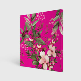 Холст квадратный с принтом Цветы в Тюмени, 100% ПВХ |  | цветы | цветывящике | цветыизфоамирана | цветылюбимой | цветыцветы