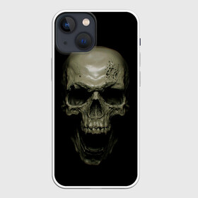 Чехол для iPhone 13 mini с принтом SKULL в Тюмени,  |  | black | skull | subculture | рок | череп | черное