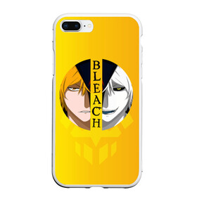 Чехол для iPhone 7Plus/8 Plus матовый с принтом Хичиго Bleach в Тюмени, Силикон | Область печати: задняя сторона чехла, без боковых панелей | bleach | hichigo | ichigo | kurosaki | блич | ичиго | куросаки | хичиго