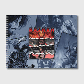 Альбом для рисования с принтом BRZRKR - Бессмертный Воин в Тюмени, 100% бумага
 | матовая бумага, плотность 200 мг. | Тематика изображения на принте: берсерк | воин | воитель | киану ривз | сын бога