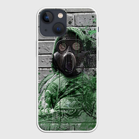 Чехол для iPhone 13 mini с принтом Сталкер | Метро в Тюмени,  |  | metro | stalker | маска | метро | противогаз | респиратор | сталкер