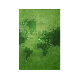 Обложка для паспорта матовая кожа с принтом Карта мира в Тюмени, натуральная матовая кожа | размер 19,3 х 13,7 см; прозрачные пластиковые крепления | Тематика изображения на принте: глобус | земля | карта | карта мира | континенты | материки | мир | планета | цифры