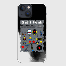 Чехол для iPhone 13 mini с принтом daft punk modern в Тюмени,  |  | Тематика изображения на принте: by craig drake | daft punk | madeinkipish | thomas bangalter | дафт панк | маски | тома и ги мануэль