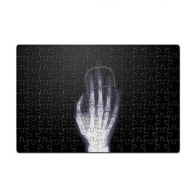 Пазл магнитный 126 элементов с принтом X-Ray hand в Тюмени, полимерный материал с магнитным слоем | 126 деталей, размер изделия —  180*270 мм | hand | mouse | x ray | мышка | рука