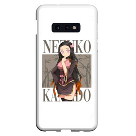 Чехол для Samsung S10E с принтом Nezuko Kamado Kimetsu no Yaiba в Тюмени, Силикон | Область печати: задняя сторона чехла, без боковых панелей | demon slayer | kamado | kimetsu no yaiba | nezuko | tanjiro | аниме | гию томиока | зеницу агацума | иноске хашибира | камадо | клинок | корзинная девочка | манга | музан кибуцуджи | незуко | рассекающий демонов | танджиро