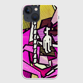 Чехол для iPhone 13 mini с принтом Siren Head Abstract в Тюмени,  |  | scp | siren head | абстракция | геометрия | монстр | персонаж | сиреноголовый