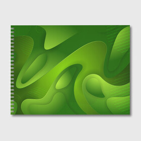 Альбом для рисования с принтом 3d Green abstract в Тюмени, 100% бумага
 | матовая бумага, плотность 200 мг. | Тематика изображения на принте: luxury | versace | vip | абстракция | версаче | вип | паттерн | роскошь | текстуры