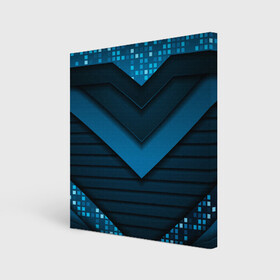Холст квадратный с принтом 3D luxury blue abstract в Тюмени, 100% ПВХ |  | Тематика изображения на принте: luxury | versace | vip | абстракция | версаче | вип | паттерн | роскошь | текстуры