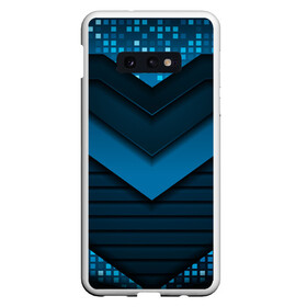 Чехол для Samsung S10E с принтом 3D luxury blue abstract в Тюмени, Силикон | Область печати: задняя сторона чехла, без боковых панелей | Тематика изображения на принте: luxury | versace | vip | абстракция | версаче | вип | паттерн | роскошь | текстуры