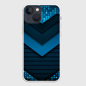 Чехол для iPhone 13 mini с принтом 3D luxury blue abstract в Тюмени,  |  | luxury | versace | vip | абстракция | версаче | вип | паттерн | роскошь | текстуры