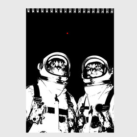Скетчбук с принтом Коты Космонавты в Тюмени, 100% бумага
 | 48 листов, плотность листов — 100 г/м2, плотность картонной обложки — 250 г/м2. Листы скреплены сверху удобной пружинной спиралью | Тематика изображения на принте: 12 | 1961 | astronaut | cat | gagarin | mars | nasa | space | spacex | sssr | yuri | апрель | астронавт | гагарин | день | земля | космонавт | космонавтика | космос | кот | коты | кошка | лазер | луна | марс | наса | планета | поехали | полё