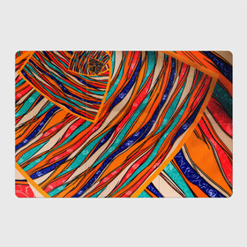 Магнитный плакат 3Х2 с принтом Абстрактное течение в Тюмени, Полимерный материал с магнитным слоем | 6 деталей размером 9*9 см | Тематика изображения на принте: абстрактное течение | абстракция | витраж | колейдоскоп | линии | мозаика | палитра | полосы | радуга | текстуры | узор | цвета