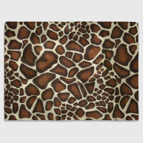 Плед 3D с принтом Жираф в Тюмени, 100% полиэстер | закругленные углы, все края обработаны. Ткань не мнется и не растягивается | Тематика изображения на принте: giraffe | животное | жираф | пятна | текстура