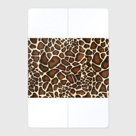 Магнитный плакат 2Х3 с принтом Жираф в Тюмени, Полимерный материал с магнитным слоем | 6 деталей размером 9*9 см | giraffe | животное | жираф | пятна | текстура