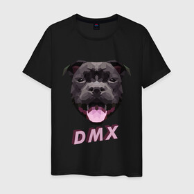 Мужская футболка хлопок с принтом DMX Low Poly Boomer Dog в Тюмени, 100% хлопок | прямой крой, круглый вырез горловины, длина до линии бедер, слегка спущенное плечо. | Тематика изображения на принте: 3d | 3д | abstract | boomer | dog | dogs | grand champ | nfs game | puppy | raff ryders | staff | stafford | year of the dog | абстракция | бумер | лоу поли | пёс | питбуль | полигоны | порода | рэпер | рэппер | стафф | стаффорд | стаффордширский