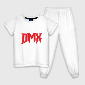 Детская пижама хлопок с принтом DMX Power в Тюмени, 100% хлопок |  брюки и футболка прямого кроя, без карманов, на брюках мягкая резинка на поясе и по низу штанин
 | dmx | dog | earl simmons | hip hop | music | new york | rap | rapper | rip | ruff ryders | диэмикс | музыка | нью йорк | пёс | рэп | рэпер | хипхоп | эрл симмонс