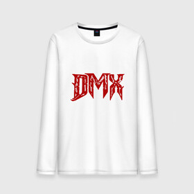 Мужской лонгслив хлопок с принтом DMX - Red & White в Тюмени, 100% хлопок |  | Тематика изображения на принте: dmx | dog | earl simmons | hip hop | music | new york | rap | rapper | rip | ruff ryders | диэмикс | музыка | нью йорк | пёс | рэп | рэпер | хипхоп | эрл симмонс