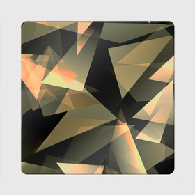 Магнит виниловый Квадрат с принтом Broken glass в Тюмени, полимерный материал с магнитным слоем | размер 9*9 см, закругленные углы | Тематика изображения на принте: abstraction | осколки | стекло | цветной