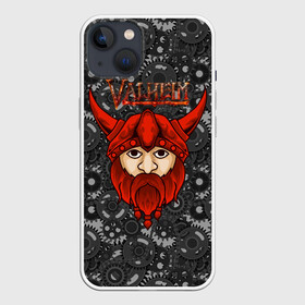 Чехол для iPhone 13 с принтом Valheim красный викинг в Тюмени,  |  | fantasy | mmo | valheim | valve | валхейм | вальхейм | викинги | выживалка | игра | королевская битва | ммо | ролевая игра | фэнтази