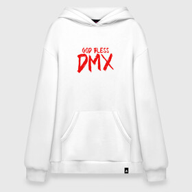 Худи SuperOversize хлопок с принтом God Bless DMX в Тюмени, 70% хлопок, 30% полиэстер, мягкий начес внутри | карман-кенгуру, эластичная резинка на манжетах и по нижней кромке, двухслойный капюшон
 | dmx | dog | earl simmons | hip hop | music | new york | rap | rapper | rip | ruff ryders | диэмикс | музыка | нью йорк | пёс | рэп | рэпер | хипхоп | эрл симмонс