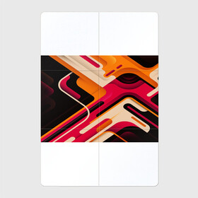 Магнитный плакат 2Х3 с принтом Traffic в Тюмени, Полимерный материал с магнитным слоем | 6 деталей размером 9*9 см | Тематика изображения на принте: abstract | pink | purple | vector | линии | оранжевый | розовый