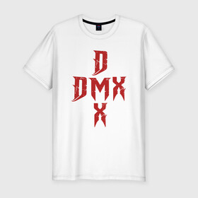 Мужская футболка хлопок Slim с принтом DMX Cross в Тюмени, 92% хлопок, 8% лайкра | приталенный силуэт, круглый вырез ворота, длина до линии бедра, короткий рукав | dmx | dog | earl simmons | hip hop | music | new york | rap | rapper | rip | ruff ryders | диэмикс | музыка | нью йорк | пёс | рэп | рэпер | хипхоп | эрл симмонс