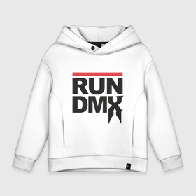 Детское худи Oversize хлопок с принтом RUN DMX в Тюмени, френч-терри — 70% хлопок, 30% полиэстер. Мягкий теплый начес внутри —100% хлопок | боковые карманы, эластичные манжеты и нижняя кромка, капюшон на магнитной кнопке | Тематика изображения на принте: dmx | dog | earl simmons | hip hop | music | new york | rap | rapper | rip | ruff ryders | диэмикс | музыка | нью йорк | пёс | рэп | рэпер | хипхоп | эрл симмонс