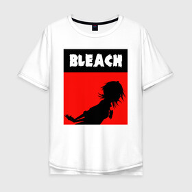 Мужская футболка хлопок Oversize с принтом Bleach art в Тюмени, 100% хлопок | свободный крой, круглый ворот, “спинка” длиннее передней части | anime | art | bleach | girls | manga | аниме | арт | блич | манга