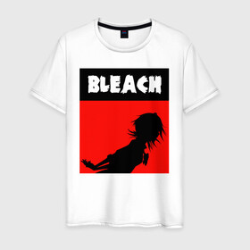 Мужская футболка хлопок с принтом Bleach art в Тюмени, 100% хлопок | прямой крой, круглый вырез горловины, длина до линии бедер, слегка спущенное плечо. | anime | art | bleach | girls | manga | аниме | арт | блич | манга