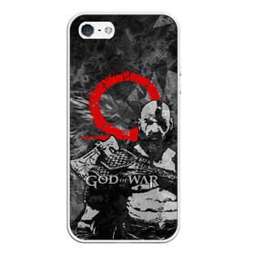 Чехол для iPhone 5/5S матовый с принтом GOD OF WAR KRATOS в Тюмени, Силикон | Область печати: задняя сторона чехла, без боковых панелей | game | god of war | kratos | бог войны | год оф вор | игра | кратос | спрата