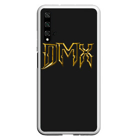 Чехол для Honor 20 с принтом DMX. Gold в Тюмени, Силикон | Область печати: задняя сторона чехла, без боковых панелей | Тематика изображения на принте: again | and | at | blood | born | champ | clue | d | dark | dj | dmx | dog | earl | flesh | get | grand | hell | hot | is | its | legend | loser | lox | m | man | me | my | now | of | simmons | the | then | there | walk | was | with | x | year | 