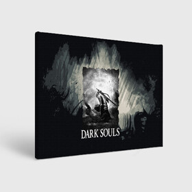 Холст прямоугольный с принтом DARK SOULS 3 в Тюмени, 100% ПВХ |  | dark souls | darksouls | tegunvte | демоны | рыцарь | средневековье | темные души