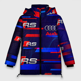 Женская зимняя куртка Oversize с принтом AUDI RS SPORT / АУДИ РС СПОРТ в Тюмени, верх — 100% полиэстер; подкладка — 100% полиэстер; утеплитель — 100% полиэстер | длина ниже бедра, силуэт Оверсайз. Есть воротник-стойка, отстегивающийся капюшон и ветрозащитная планка. 

Боковые карманы с листочкой на кнопках и внутренний карман на молнии | audi | car | q5 | q6 | q7 | rs. | sportcar | а3 | а4 | а6 | а8 | авто | автомобиль | ауди | рс | спорт | спорткар