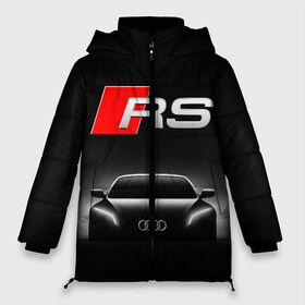 Женская зимняя куртка Oversize с принтом AUDI RS BLACK / АУДИ РС ЧЕРНЫЙ в Тюмени, верх — 100% полиэстер; подкладка — 100% полиэстер; утеплитель — 100% полиэстер | длина ниже бедра, силуэт Оверсайз. Есть воротник-стойка, отстегивающийся капюшон и ветрозащитная планка. 

Боковые карманы с листочкой на кнопках и внутренний карман на молнии | audi | car | q5 | q6 | q7 | rs | sportcar | а3 | а4 | а6 | а8 | авто | автомобиль | ауди | гонки | ночь. | рс | спорт | спорткар