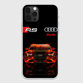 Чехол для iPhone 12 Pro Max с принтом AUDI RS 5 FIRE / АУДИ РС 5 в Тюмени, Силикон |  | audi | car | fire. | q5 | q6 | q7 | rs 5 | sportcar | а3 | а4 | а6 | а8 | авто | автомобиль | ауди | огонь | рс 5 | спорт | спорткар