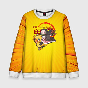 Детский свитшот 3D Незуко | Клинок, рассекающий демонов: в Тюмени, 100% полиэстер | свободная посадка, прямой крой, мягкая тканевая резинка на рукавах и понизу свитшота | demon slayer | kamado | kimetsu no yaiba | nezuko | tanjiro | аниме | гию томиока | зеницу агацума | иноске хашибира | камадо | клинок | корзинная девочка | манга | музан кибуцуджи | незуко | рассекающий демонов | танджиро