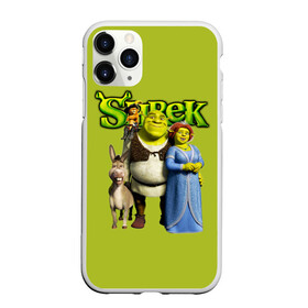 Чехол для iPhone 11 Pro матовый с принтом Шрек Shrek в Тюмени, Силикон |  | Тематика изображения на принте: cartoon | fiona | shrek | болото | детям | комедия | кот в сапогах | мультик | огр | осел | персонажи мультфильмов | тролль | фиона | шрек